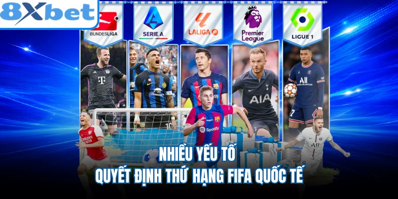 Nhiều yếu tố quyết định thứ hạng FIFA quốc tế